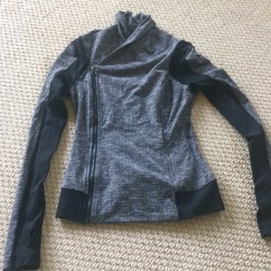 Lululemon double zipper yoga jacket.